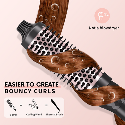 SukraGlow™ Venus Thermal Ionic Brush -  Volumizing Blowout Styler