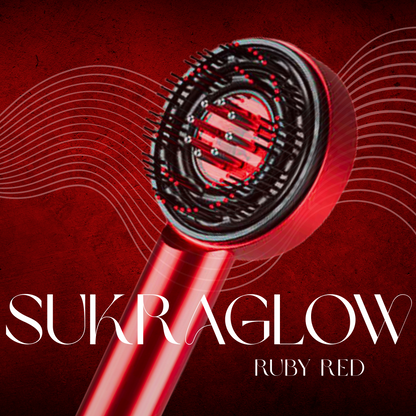 SukraGlow™ Red-Light Therapy Scalp Massager with Oil Diffusion