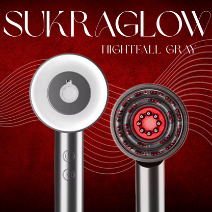 SukraGlow™ Red-Light Therapy Scalp Massager with Oil Diffusion